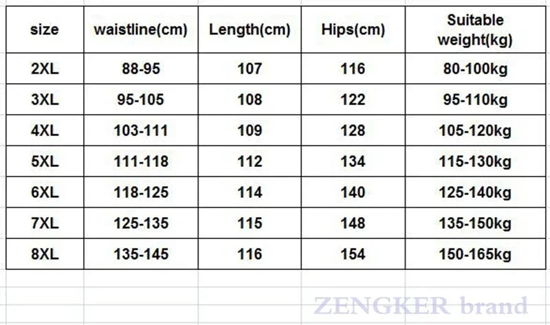 Autumn stretch jeans men's oversized elastic waist loose oversized jeans 160kg 8XL 7XL 6XL denim jeans oversized mens pants