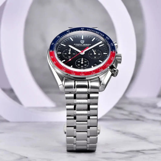 PAGANI DESIGN 1701 Men’s Luxury Quartz Watch Sapphire Bezel Chronograph 2025