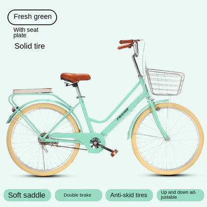 Cooya official-website-Commuter Bike for Women, Simple Adult Scooter, Student Bike, Vintage Bike, New, 24 ", 26"