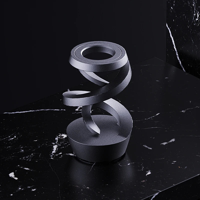 Metal anti-gravity levitating gyro decompression toy desktop levitating rotating pendulum decompression artifact fingertip gyro