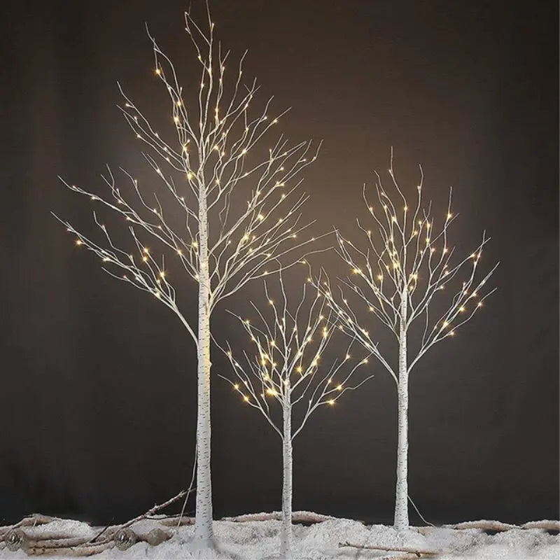 Christmas LED Tree Lights Christmas Birch Tree Home Decoration Lights Indoor Bedroom Room Landscape Glowing Tree