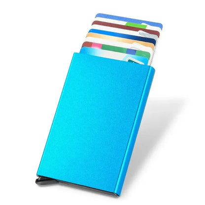 Men’s RFID Blocking Pop-Up Slim Wallet Credit Card Holder Small Money Case
