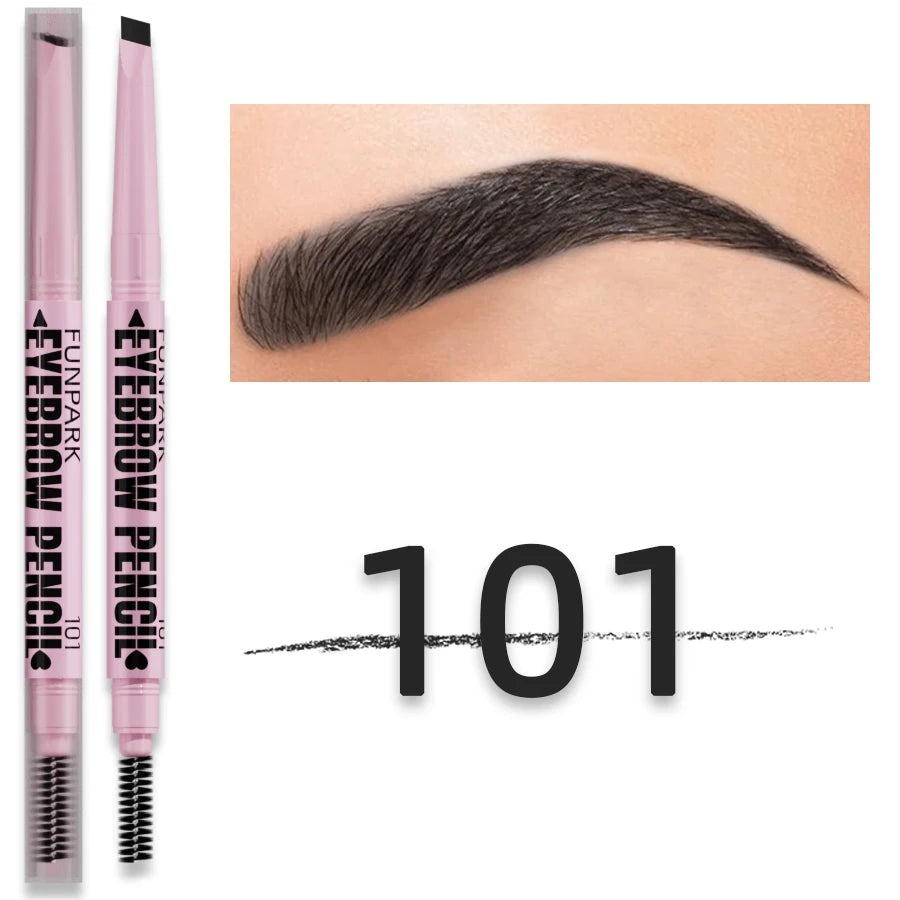2-in-1 Professional Waterproof Eyebrow Pencil – Dual-Tip Precision for Natural, Long-Lasting Brows