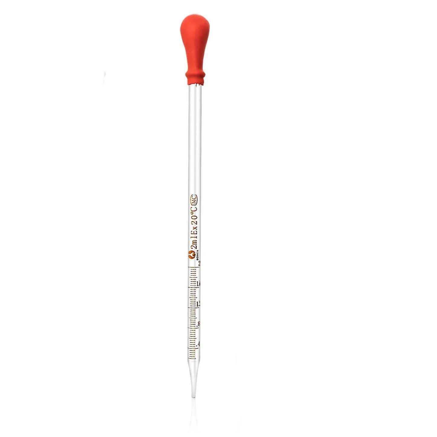 0.5ml 1ml 2ml 3ml Graduated Scale Dropper Pipette Borrosilicate Glass Rubber Head Liquid Pipettors For Lab Scale Laboratory