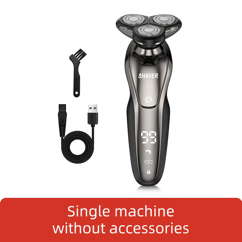USB men's electric shaver, portable travel accessory, the best gift for husbands and fathers
