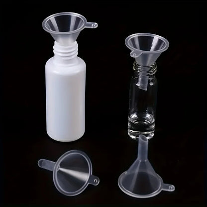 5/10pcs Transparent Plastic Funnel - Mini Liquid Filling Tool for Perfume Essential Oil Crafts Funnel