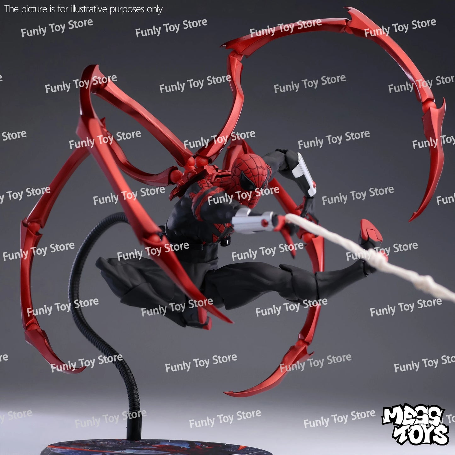 In Stock Mess Toys Superior Spider Man Doctor Octopus Peter Parker Messtoys Spiderman Neighbor Anime Action Figure Gifts Toys