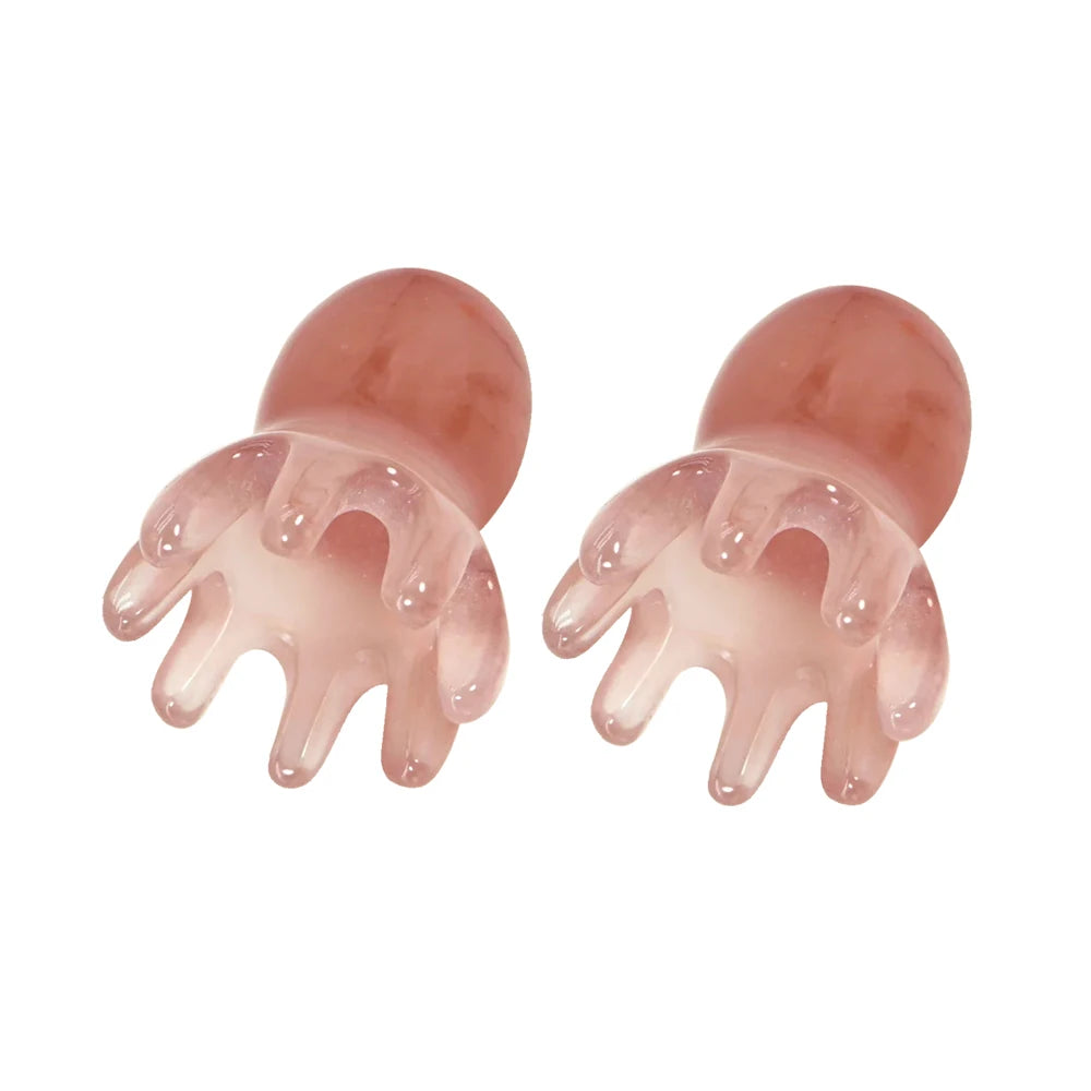 Resin Octopus Massage Comb Scalp Acupuncture GuaSha SPA Meridian Fatigue Relief