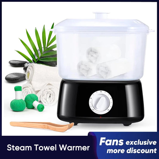 Hot Steam Towel Warmer Machine 202°F Fast Heating Spa Hairdresser Massage Use