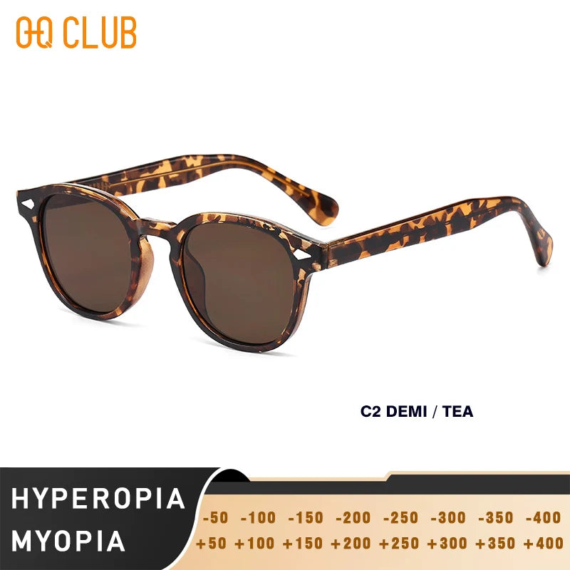 O-Q CLUB Retro Round Sunglasses Men Women Polarized UV400 Vintage Fashion Eyewear