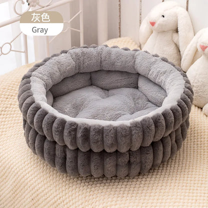 CozyHome Plush Pet Nest – Warm & Washable Cat & Dog Bed