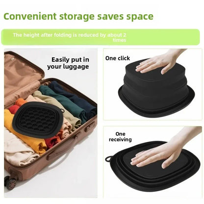 Collapsible Silicone Face Basin Ice Therapy Beauty Spa Container Home Use