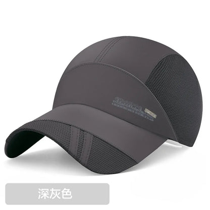 Running Hat Mesh Sports Cap Lightweight Quick Drying Runner Cap for Men Wom