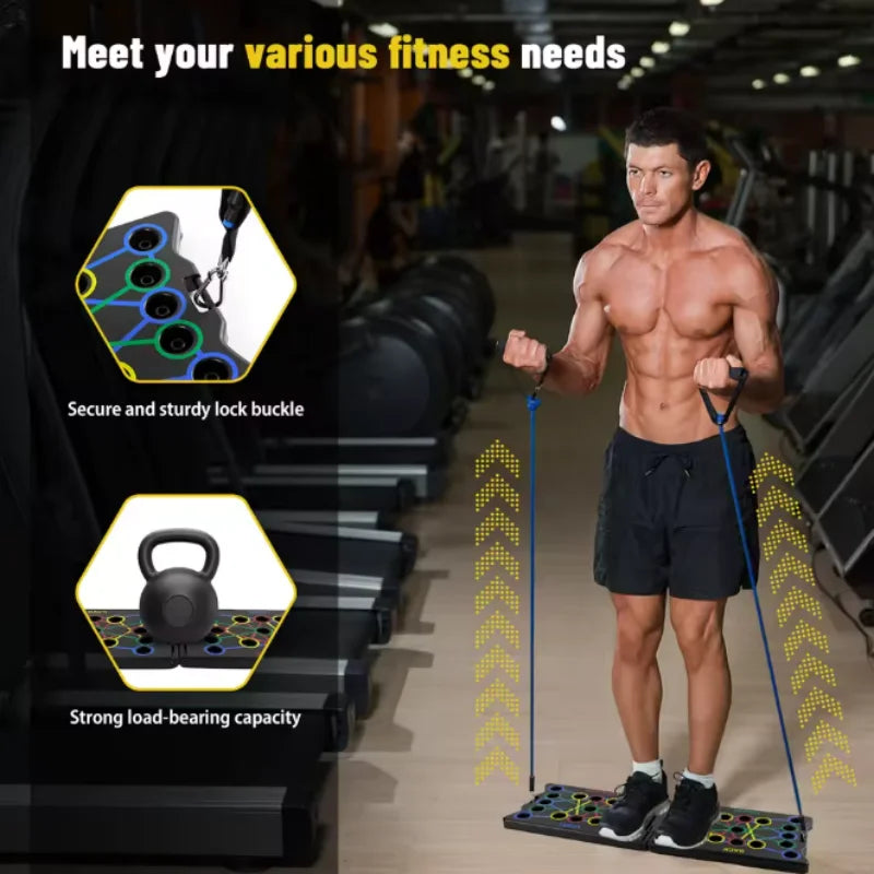 25-in-1 Multi-Functional Foldable Push-Up Board