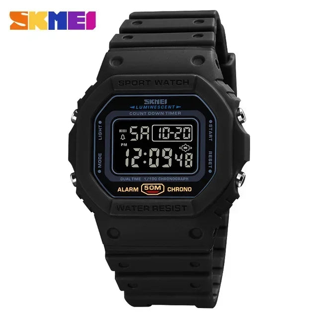 SKMEI 1628 Luxury Digital Men's Watch Sports Waterproof Military Backlight