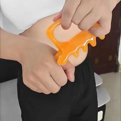 Resin Double-Push SPA Massager Tool for Spine, Waist & Shoulder Fatigue Relief