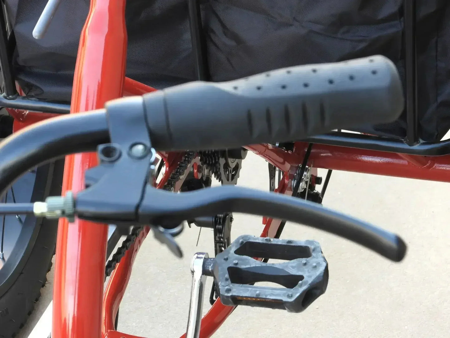 20inch Cargo Bike Fat Tire 4 Wheel Bicycle Pedal Four Wheeler Can Be Used As Cargo for City Travel with Storage Basket Bicicleta