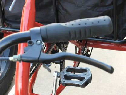 20inch Cargo Bike Fat Tire 4 Wheel Bicycle Pedal Four Wheeler Can Be Used As Cargo for City Travel with Storage Basket Bicicleta