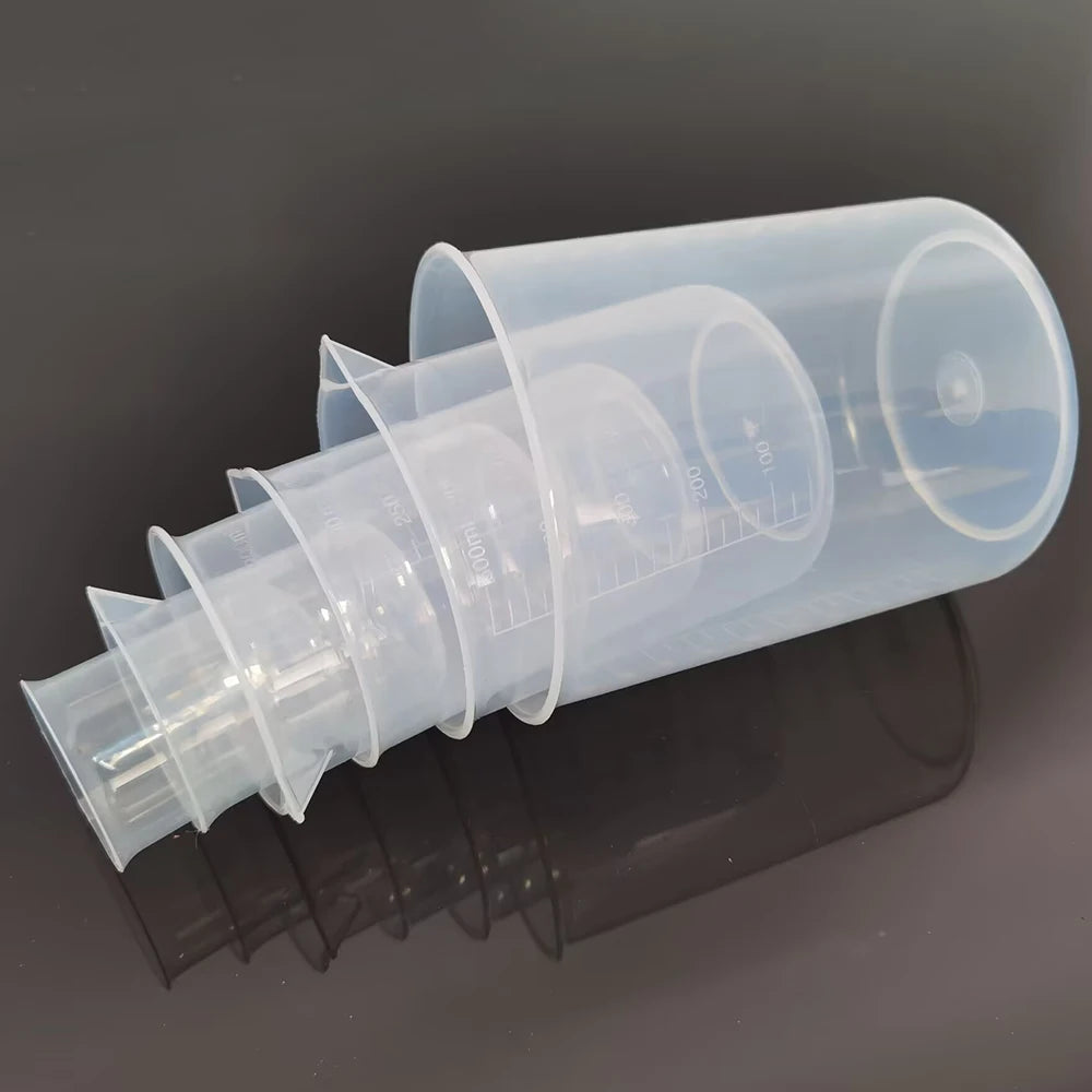 Measuring cylinder 6Pcs Set Student school teaching equipment Laboratory measuring cylinder 1000ml 500ml 300ml 200ml 100ml 50ml