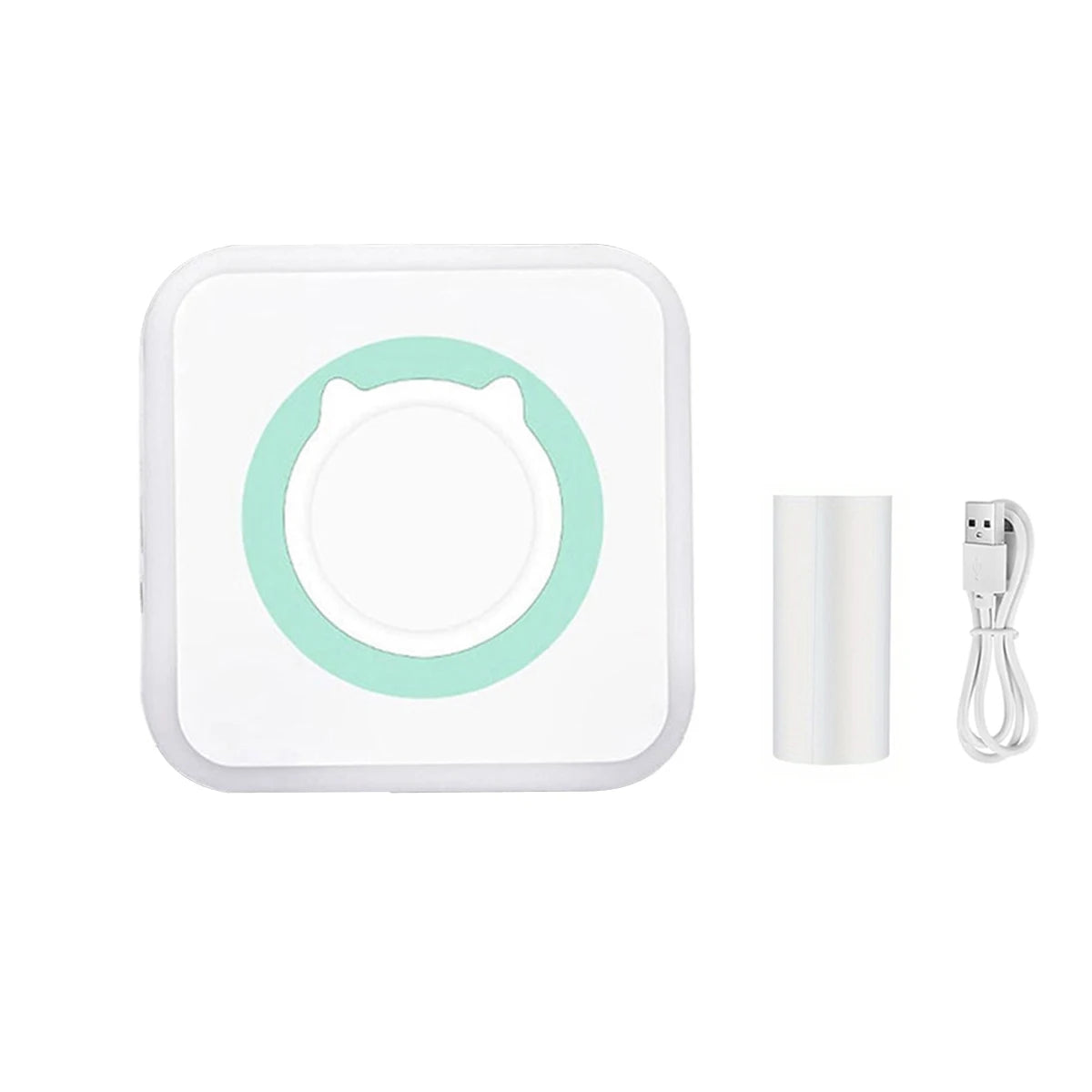 Mini Printer Thermal Adhesive Labels Printer Sticker Bluetooth Mini Pocket Label Notes Printer for Home and Office Android IOS