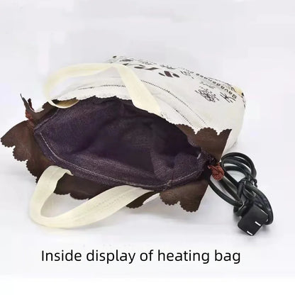 20pcs Hot Stone Massage Set with Heater Box Lava Basalt Round Spa Stress Relief Kit