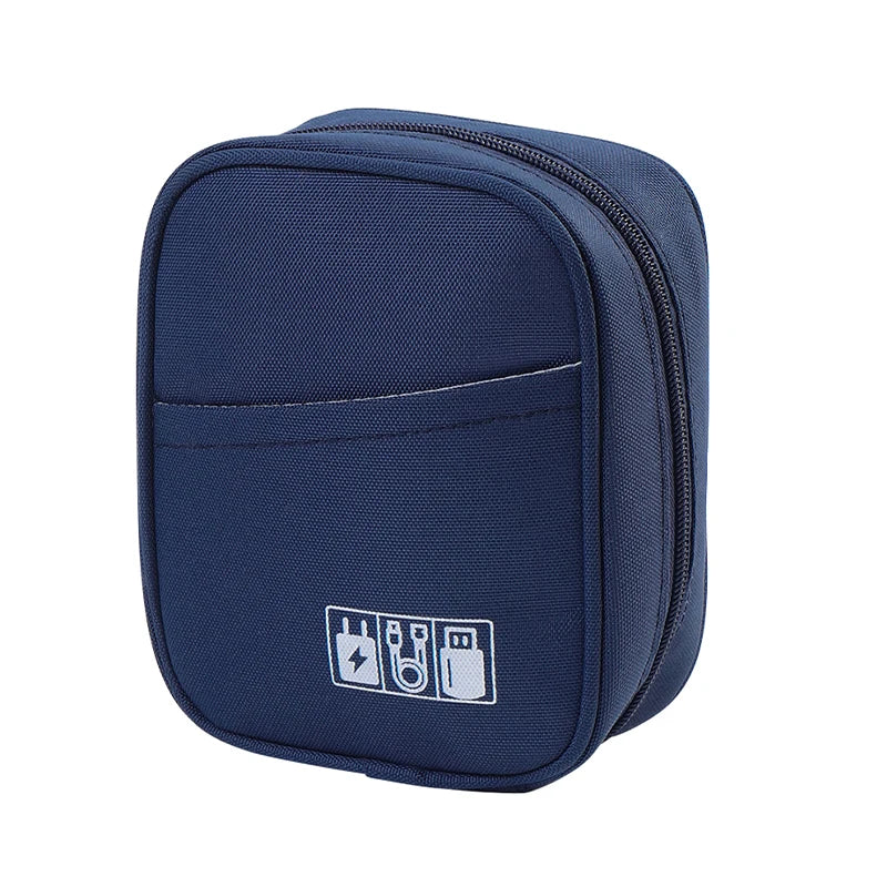 New Travel Data Cable Organizer Bag Waterproof USB Power Bank Earphone Storage Case Portable Digital Accessories Storage Bag ﻿