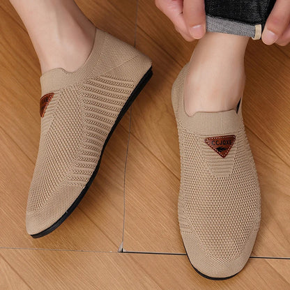 YRZL Mens Loafers Breathable Mesh Summer Lightweight Driving Moccasins Slip on Casual Shoes for Men Comfortable Walking Shoes