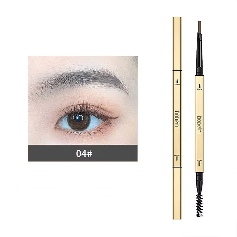 Dual-Ended Waterproof Eyebrow Pencil – Ultra-Fine Tip for Natural, Long-Lasting Brows