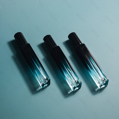 New 5ml/10ml High-end Perfume Bottle Square Glass Spray Bottle Travel Portable Sample Fragrance Atomizer Refillable Container