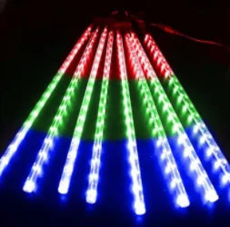 30/50cm Solar LED Meteor Shower Rain Lights Holiday String Lights Waterproof Garden Light Christmas Wedding Decoration