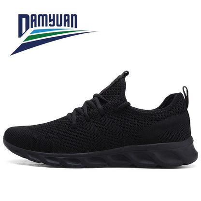 Fashion Outdoor Men Shoes Plus Size 47 Men Casual Shoes Summer High Quality Mesh Sneakers Lightweight Breathable Male Trainers