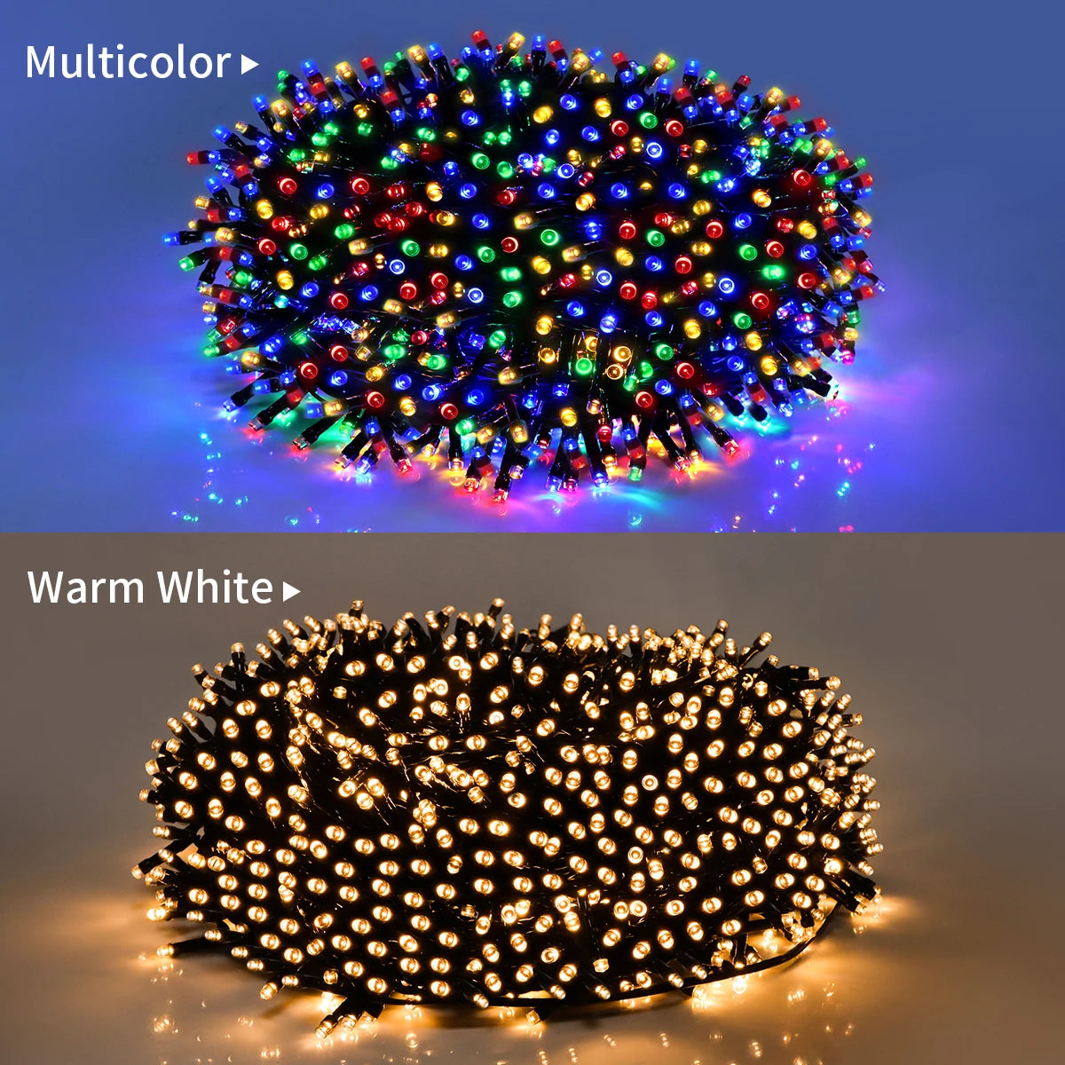 Christmas Decor Lights for Home Village 2024 24V LED String 20m 30m Fairy Garland for Chrismas Tree Country Yard Garden Wedding