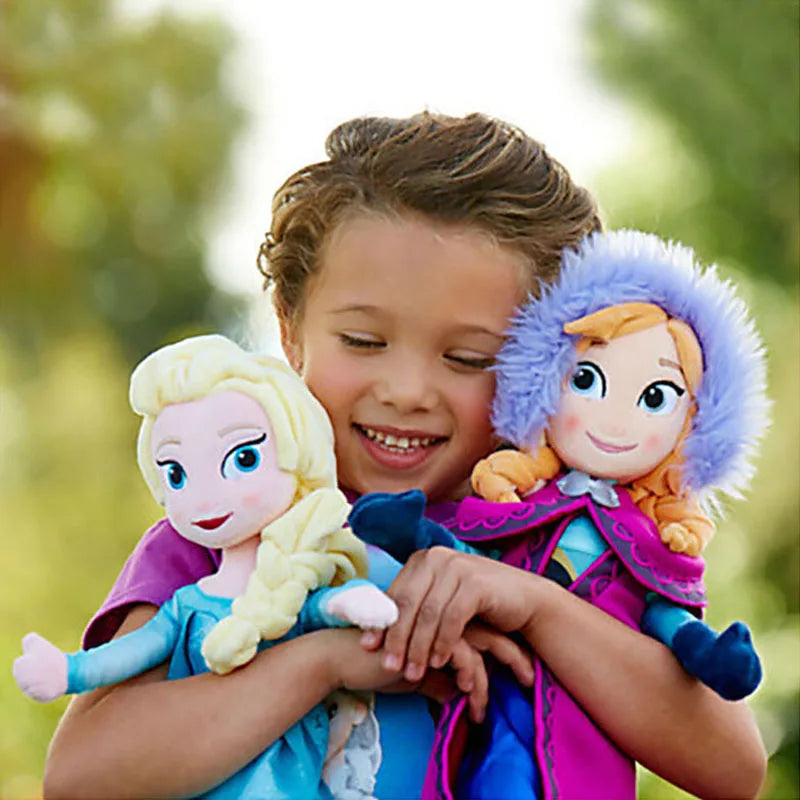Frozen Olaf Plush Doll Elsa Anna Princess 40CM Stuffed Plushie Kids Pillow Birthday Toy