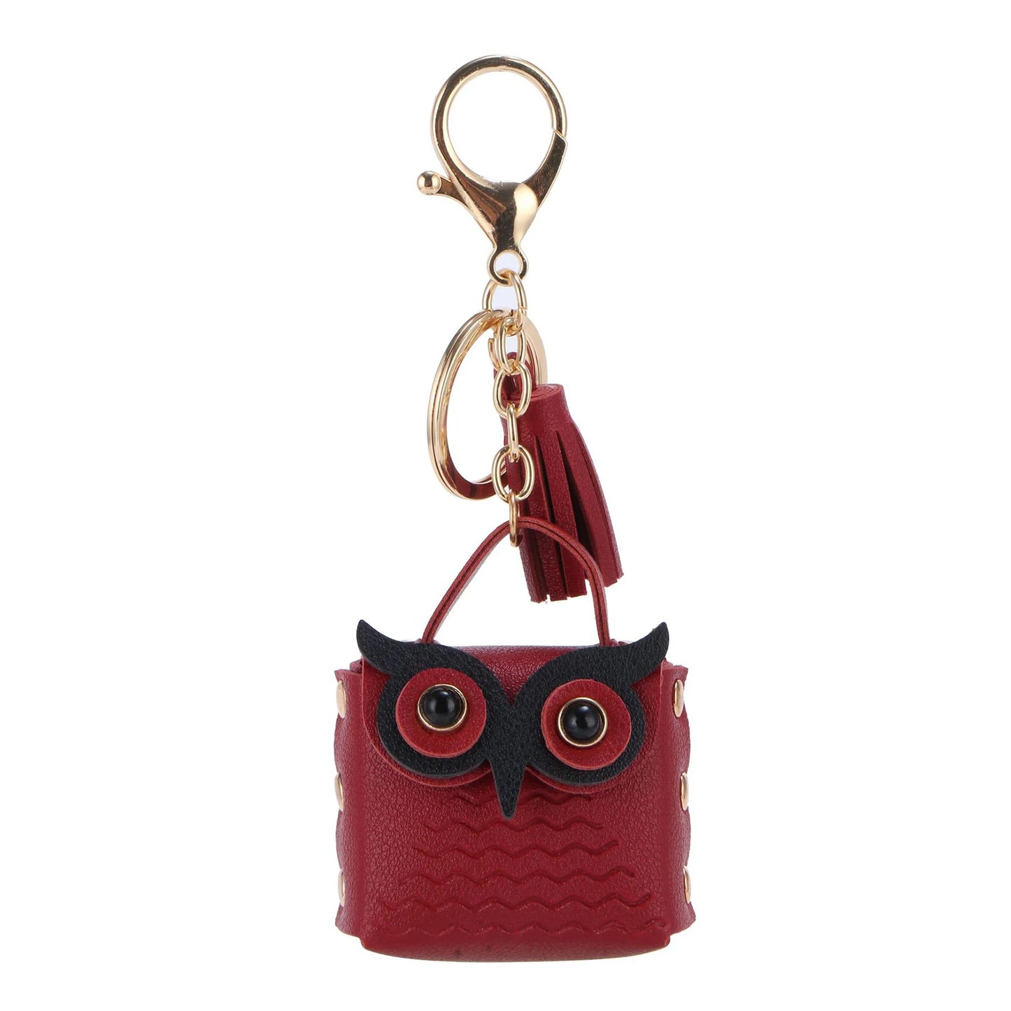 Mini Owl Coin Purse Keychain Bag – Small Pouch Backpack Decoration for Women Girls