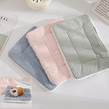 Hamster Bed House Winter Warm Squirrel Hedgehog Rabbit Chinchilla Bed Mat Nest Accessories