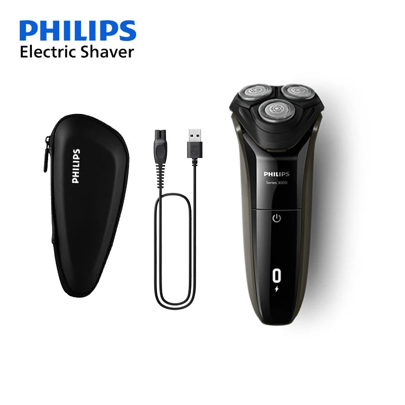 Philips New 3000 Series Electric Shaver Fast Shaving Flash Charging Men's Beard Trimmer Floating Head Intelligent Sensor Razor