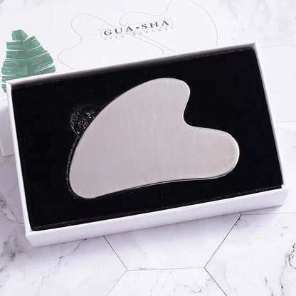 Jade Guasha Tool – Natural Stone Crystal Face & Body Massager for SPA & Healing