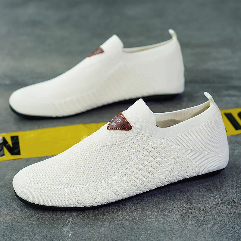 YRZL Mens Loafers Breathable Mesh Summer Lightweight Driving Moccasins Slip on Casual Shoes for Men Comfortable Walking Shoes