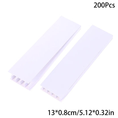 100/200Pcs Perfume Test Strips Perfume Blotter Strips Disposable White Perfume Test Paper Strips Multi-use For Essential Oils