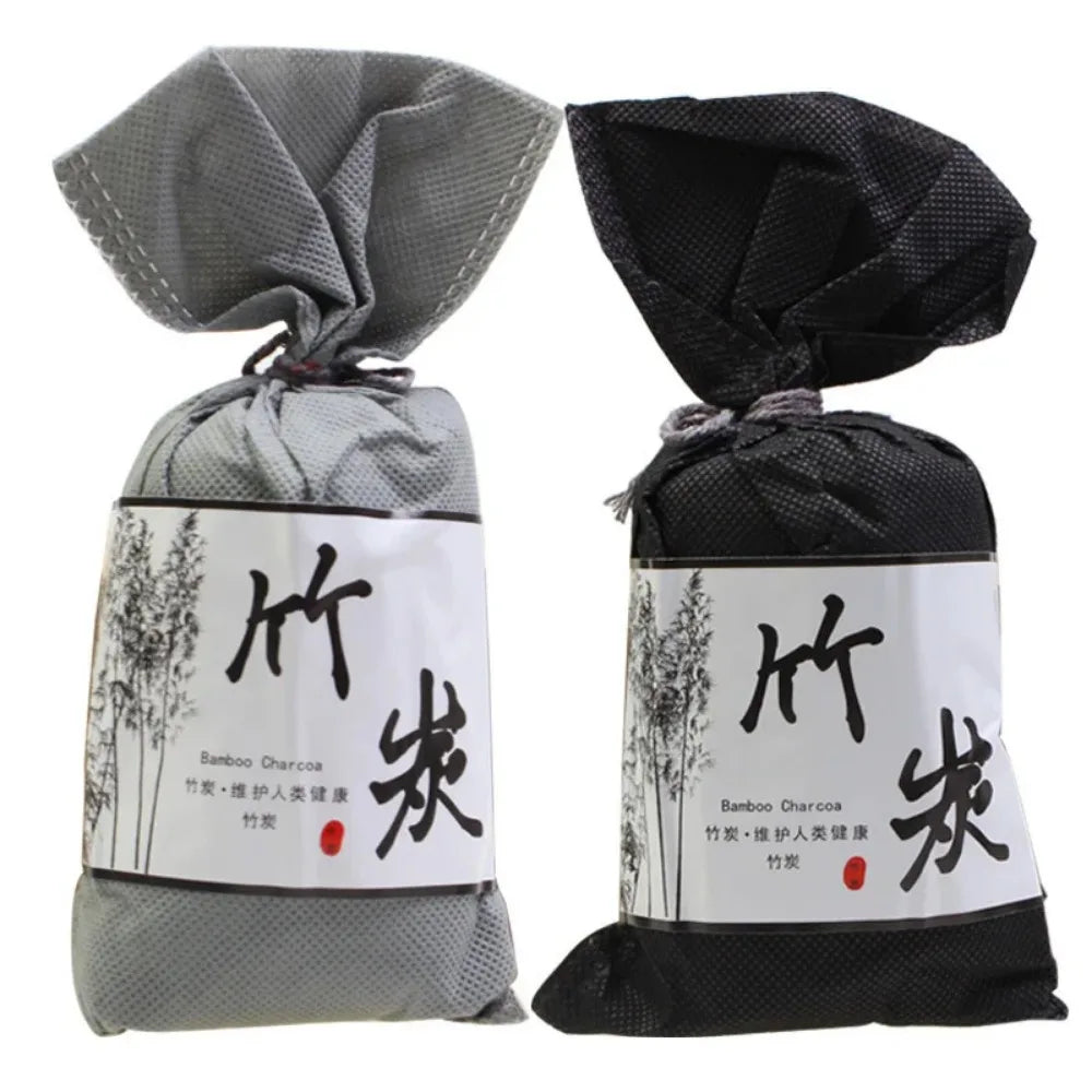 70g Bamboo Charcoal Air Purifying Bag – Natural Odor Absorber for Home, Car, and Closet