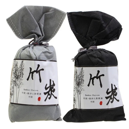 70g Bamboo Charcoal Air Purifying Bag – Natural Odor Absorber for Home, Car, and Closet