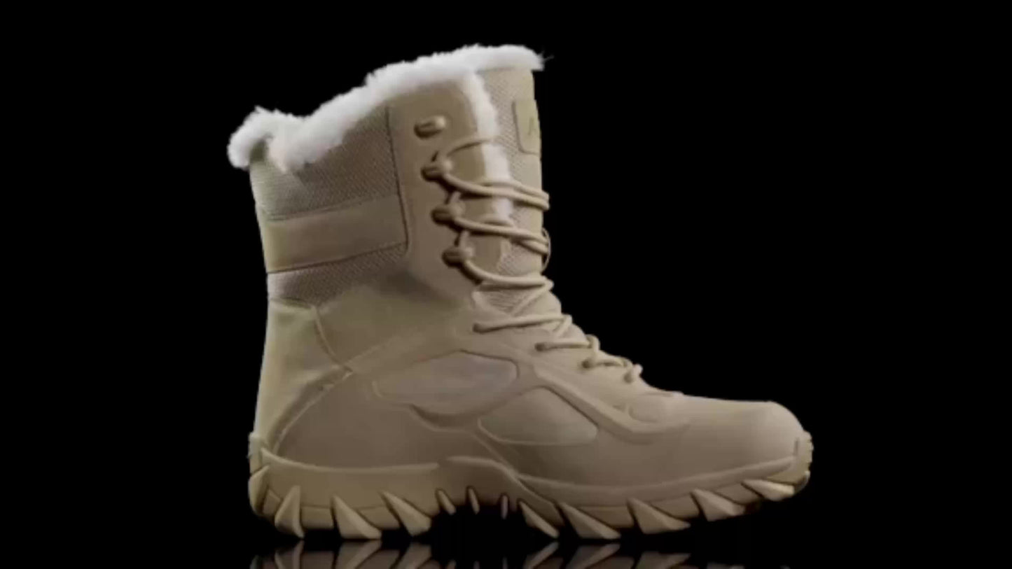 Men's Tactical Hiking Boots – Shock-Absorbing, Non-Slip Rubber Sole, Ergonomic Design, All-Terrain, All-Weather