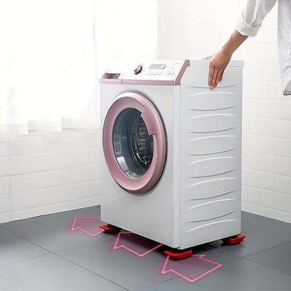 360 Degree Rotatable, 3.9"x3.07" Furniture Lifter Set Of 5 - Furniture Slides Kit, Furniture Move Roller Tools - Easily Redesign And Rearrange Living Space Sofa Easy, Plastic And Carbon Steel