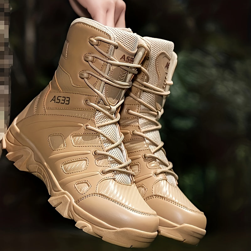 Men's Hiking Boots – Non-Slip Traction, Wear-Resistant Trekking Footwear