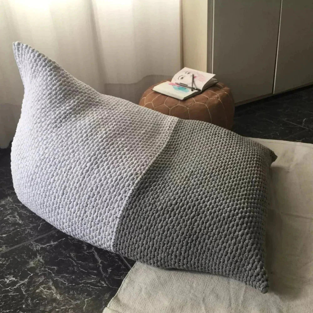 Adult Knitted Bean Bag Chair | Custom Colors