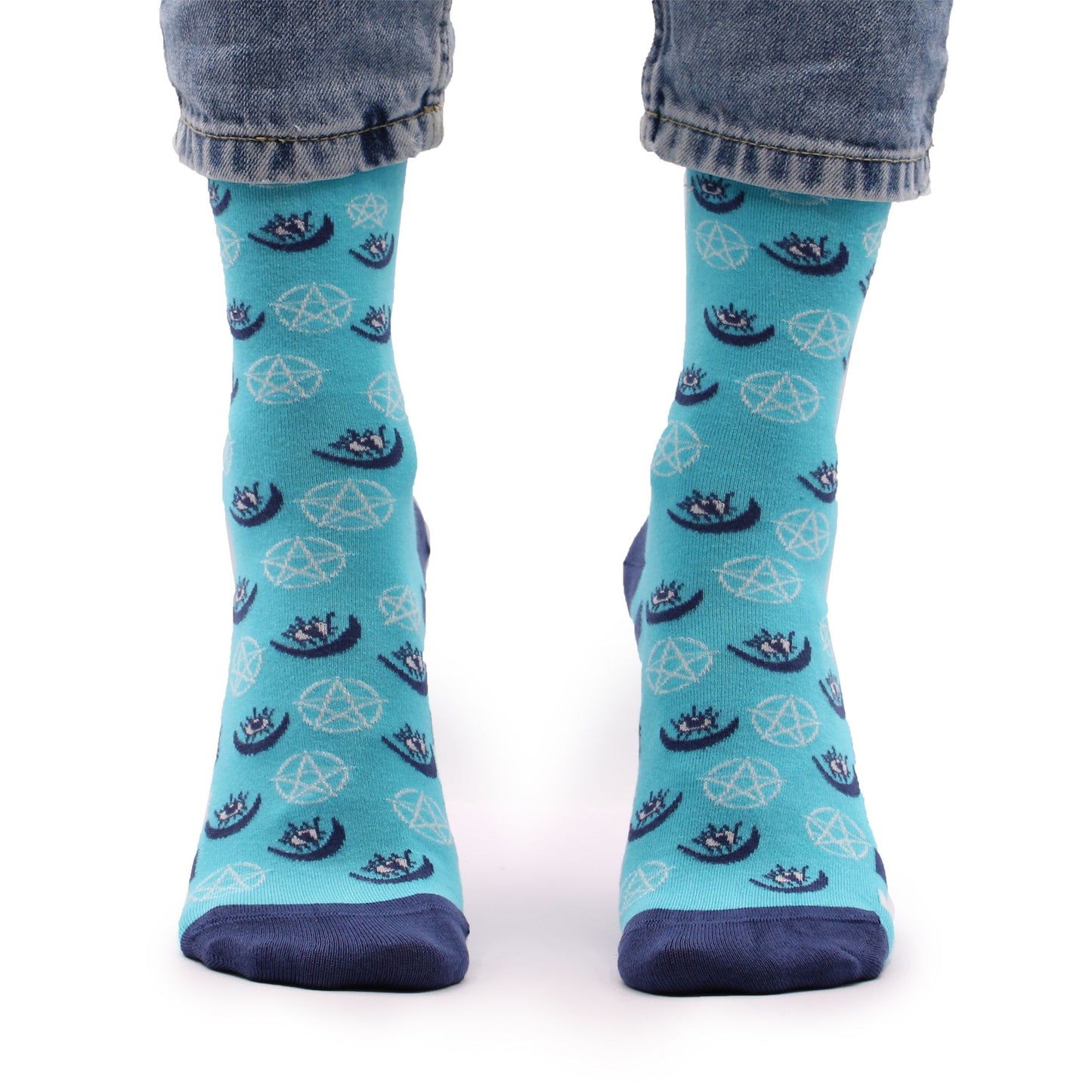 Hop Hare Bamboo Socks (36-40) - Pentagram and Evil Eye