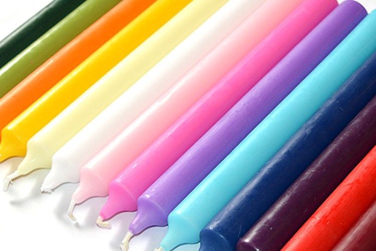 White Dinner Candles Bulk (100)