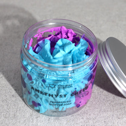 Amethyst Creed Whipped Cream Soap 120g