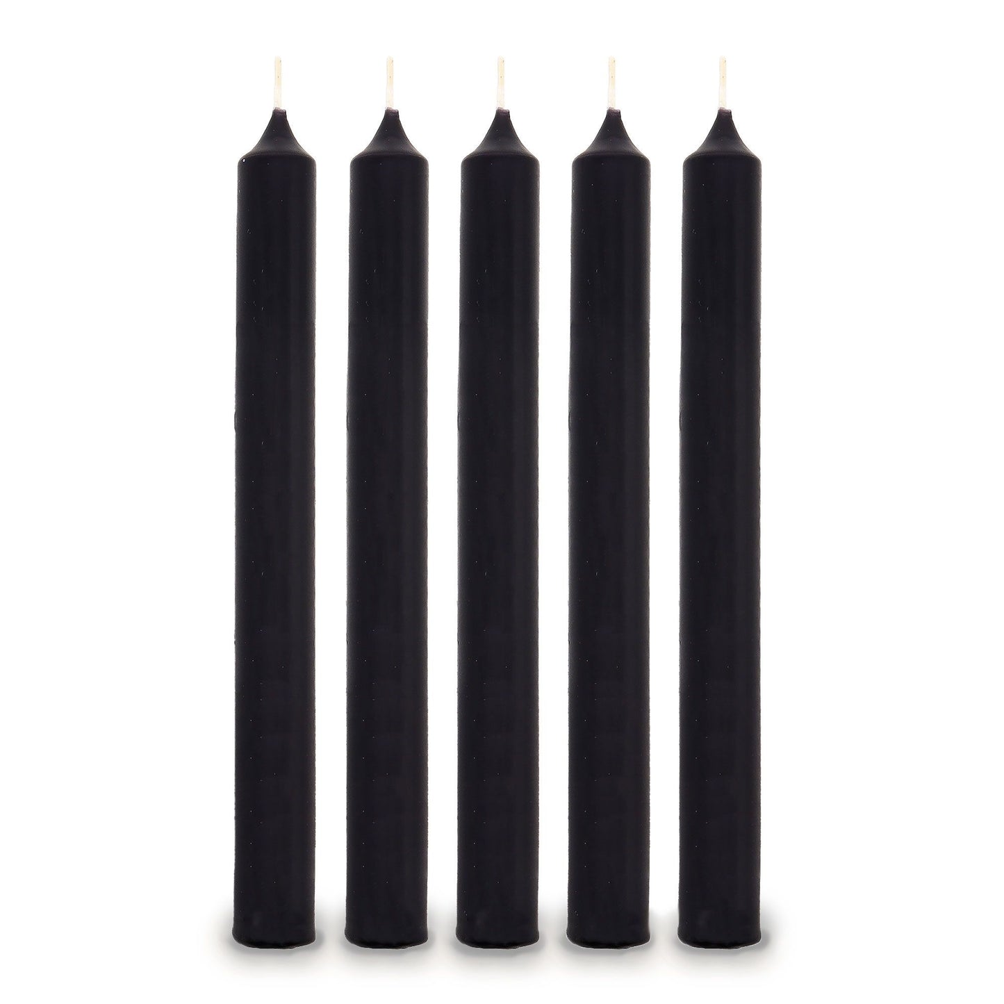 Black Dinner Candles Bulk (100)