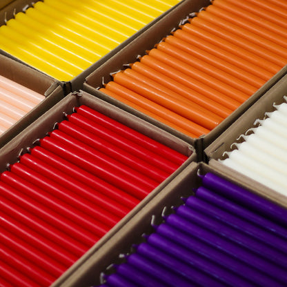 Black Dinner Candles Bulk (100)